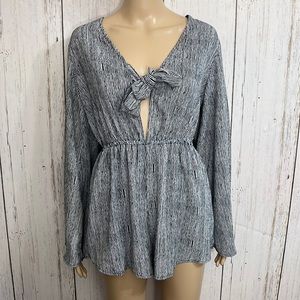 audrey 3+1 Open Front Romper